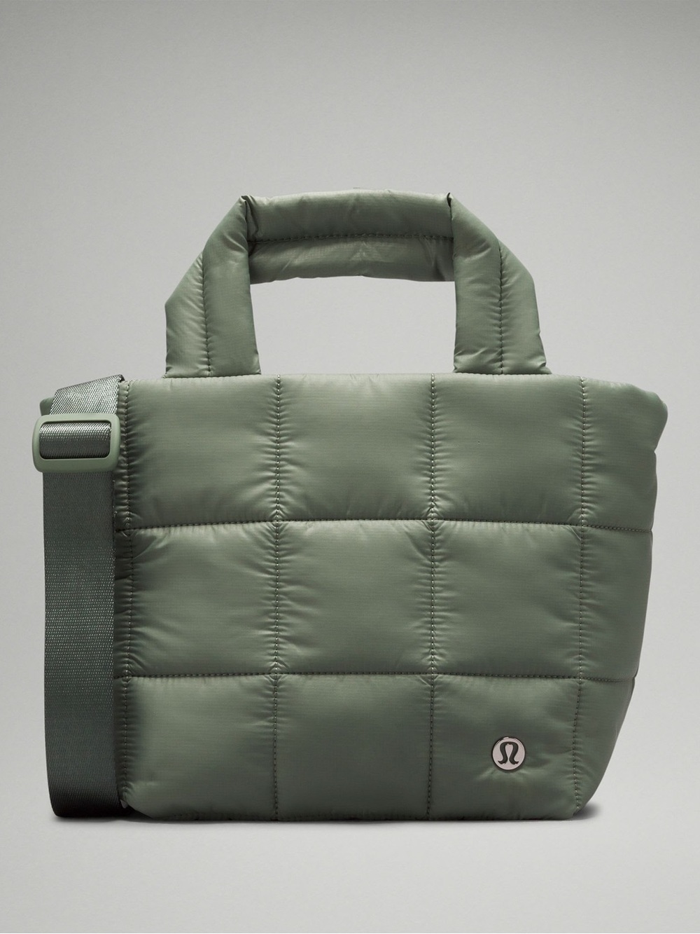 lululemon athletica Quilted Olive Green Tote
